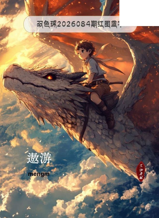 双色球2026年图迷084期 MENGM 红图蓝字
