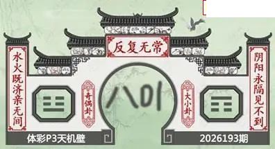 2026193期排列三 白鱼舟P3图谜天机壁
