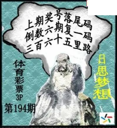 2026年194期体彩P3画迷图谜汇总分享